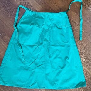 Vintage Teal A-Line Women's Wrap Skirt